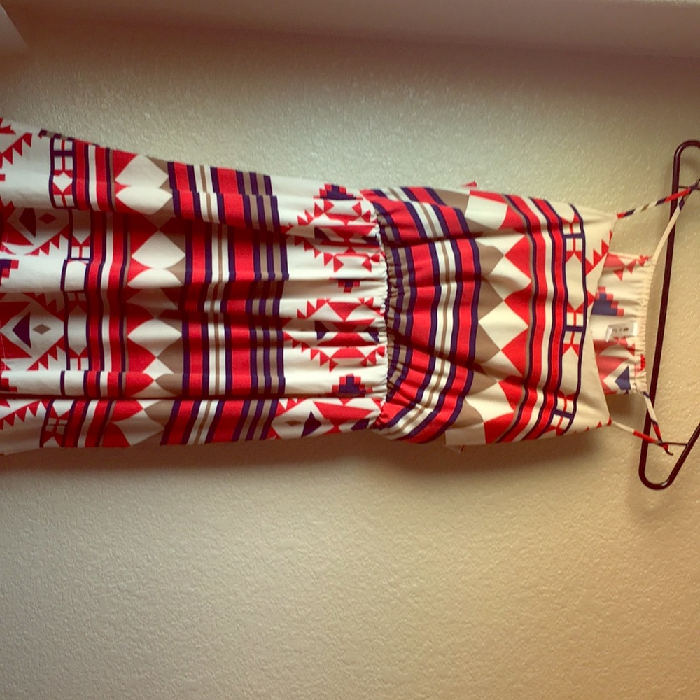 Tribal Print Summer Mini Dress